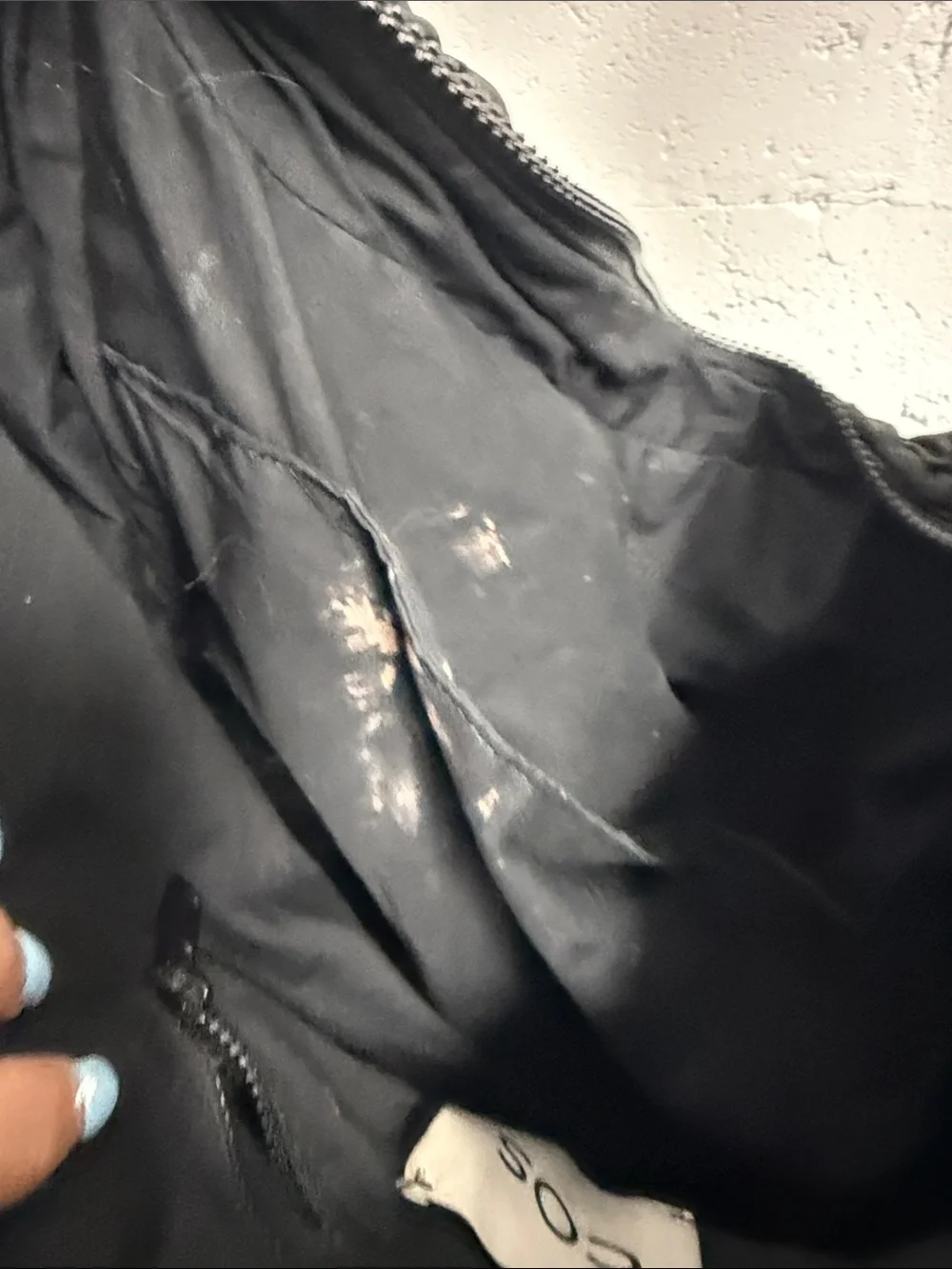 COS Oversized Quilted Black Puffer Hobo Bag - LIKE NEW